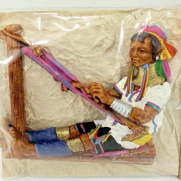 Karen Padong Long Neck Tribe Hilltribes Magnet Resin Northern Thailand Souvenir - Picture 8 of 10